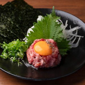 和牛タルタルユッケ